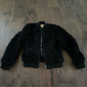 Black Fluffy Jacket